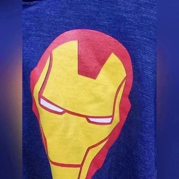 Disney Store Marvel Avengers Blue Full Zip Hoodie Mens Size Small NICE - Picture 9 of 13